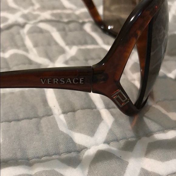 Authentic Versace MOD 4114 Women Brown Sunglasses - Picture 3 of 12
